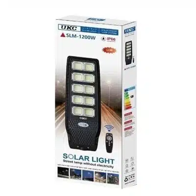 Lampadaire Solaire UKC SLM 1200W avec support