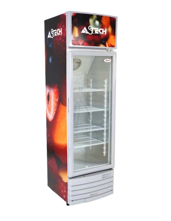 REFRIGERATEUR ASTECH VITRINE 1PORTE 274L 274AC / FV274ACDC