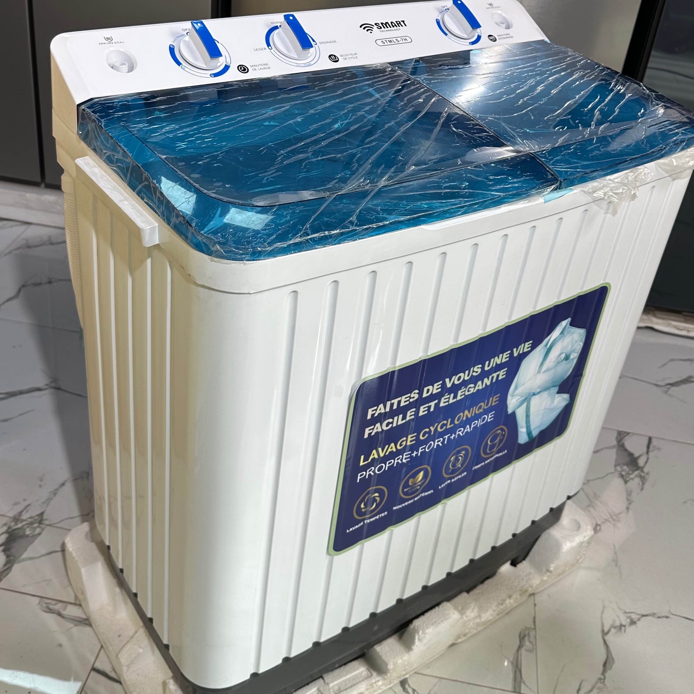 Machine à laver semi-automatique 