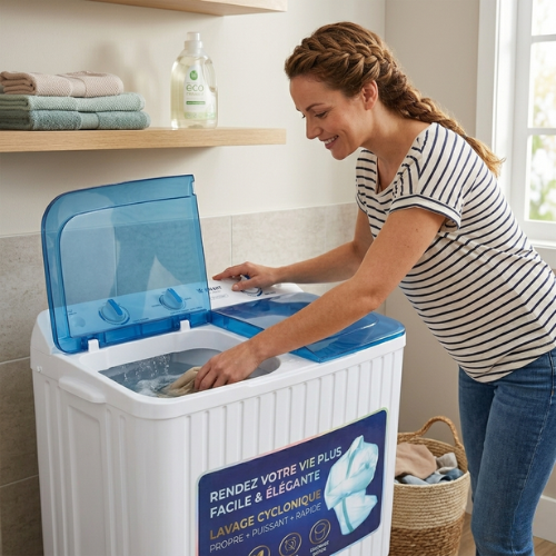 Machine à laver semi-automatique 