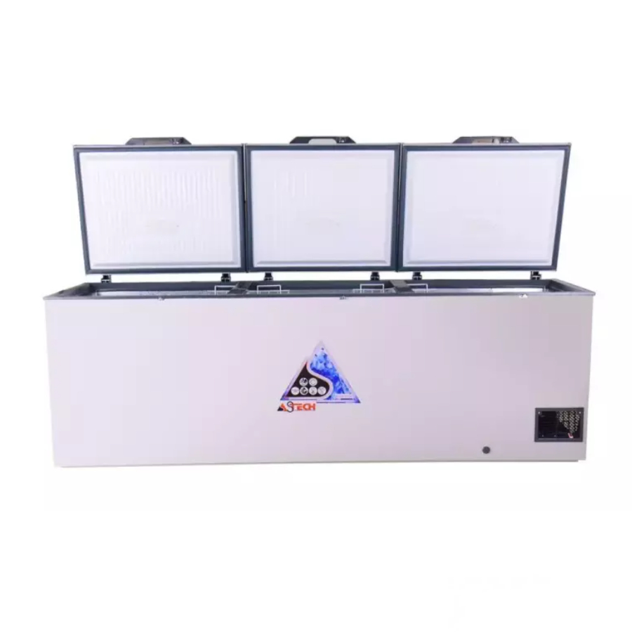 Congélateur Astech Horizontal 3 Portes 900 Litres Gris CH920AC
