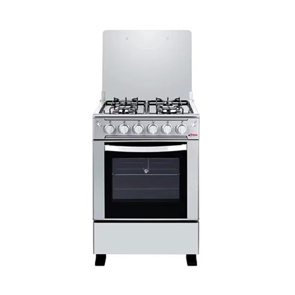CUISINIERE ASTECH 4FEUX 60X60 INOX MIS CSI-60MS