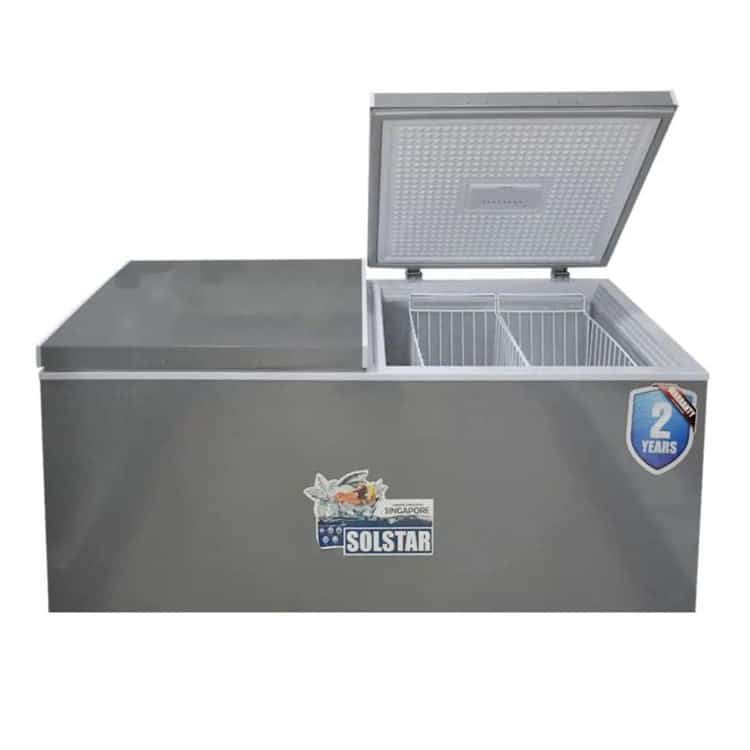 Congélateur Solstar Horizontal 600L Gris CF679 XDFGSLVS