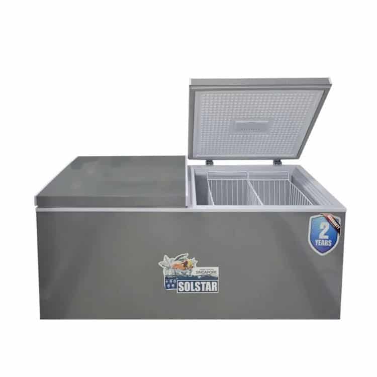 Congélateur Solstar Horizontal 600L Gris CF679 XDFGSLVS