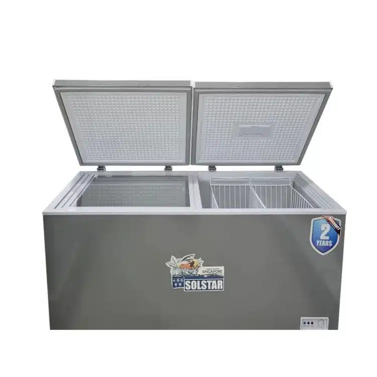 Congélateur SOLSTAR HORIZONTAL 600L SILVER CF579ECDGSLVSS 