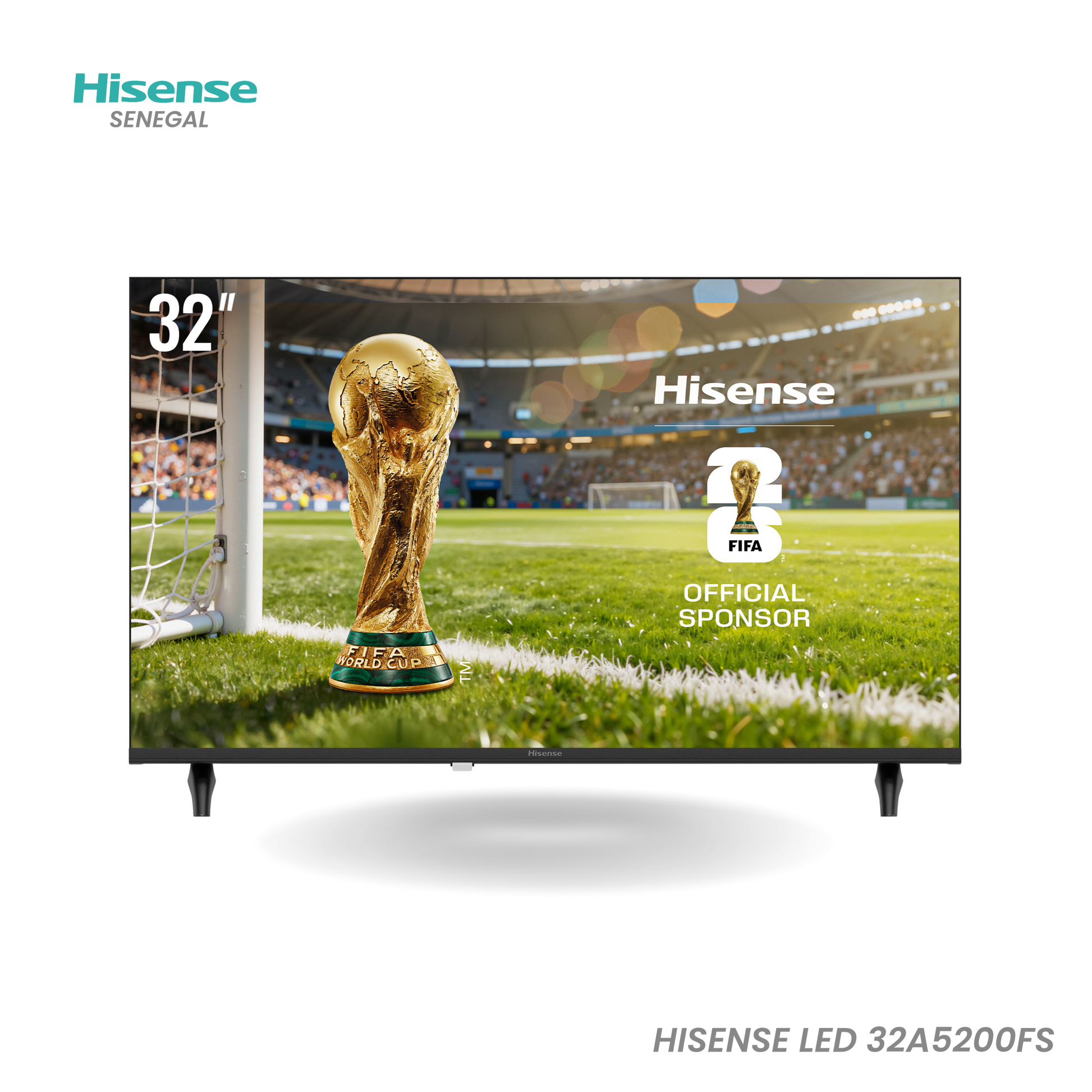 Hisense TV SMART 32 Pouces - 32A4K - Smart Vidaa - Garantie 12 Mois - QLED