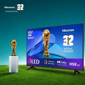 Hisense TV SMART 32 Pouces - 32A4K - Smart Vidaa - Garantie 12 Mois - QLED