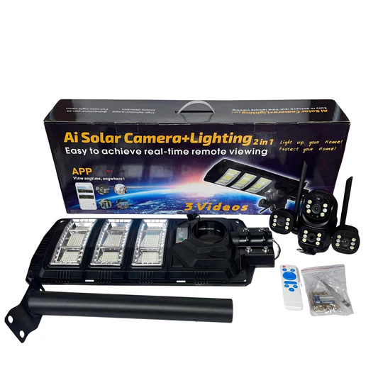 AI SOLAR CAMÉRA +LIGHTING 2 in 1 