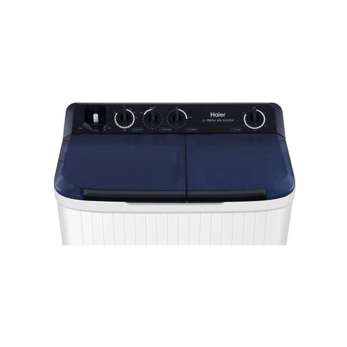 Haier Machine à Laver – Semi-Automatique – 16KG HTW160-M1217 Double Cuve Lavage + Essorage