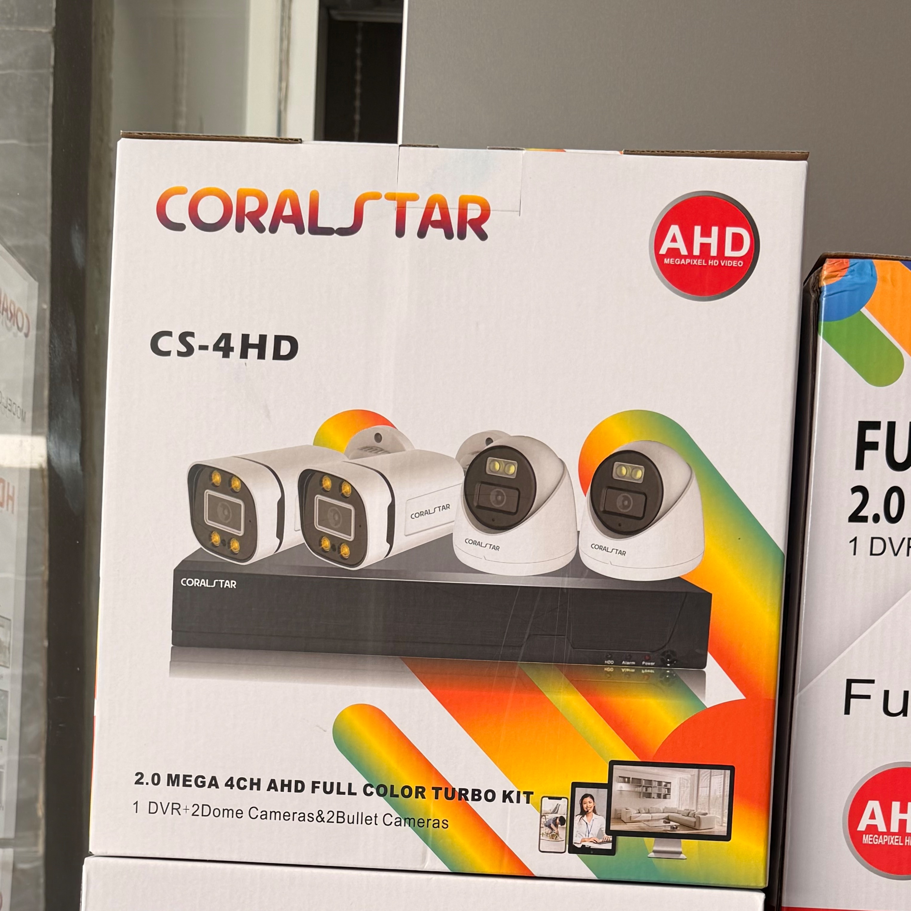 Kit Caméra De Surveillance Coralstar 4 Caméras CS4HD