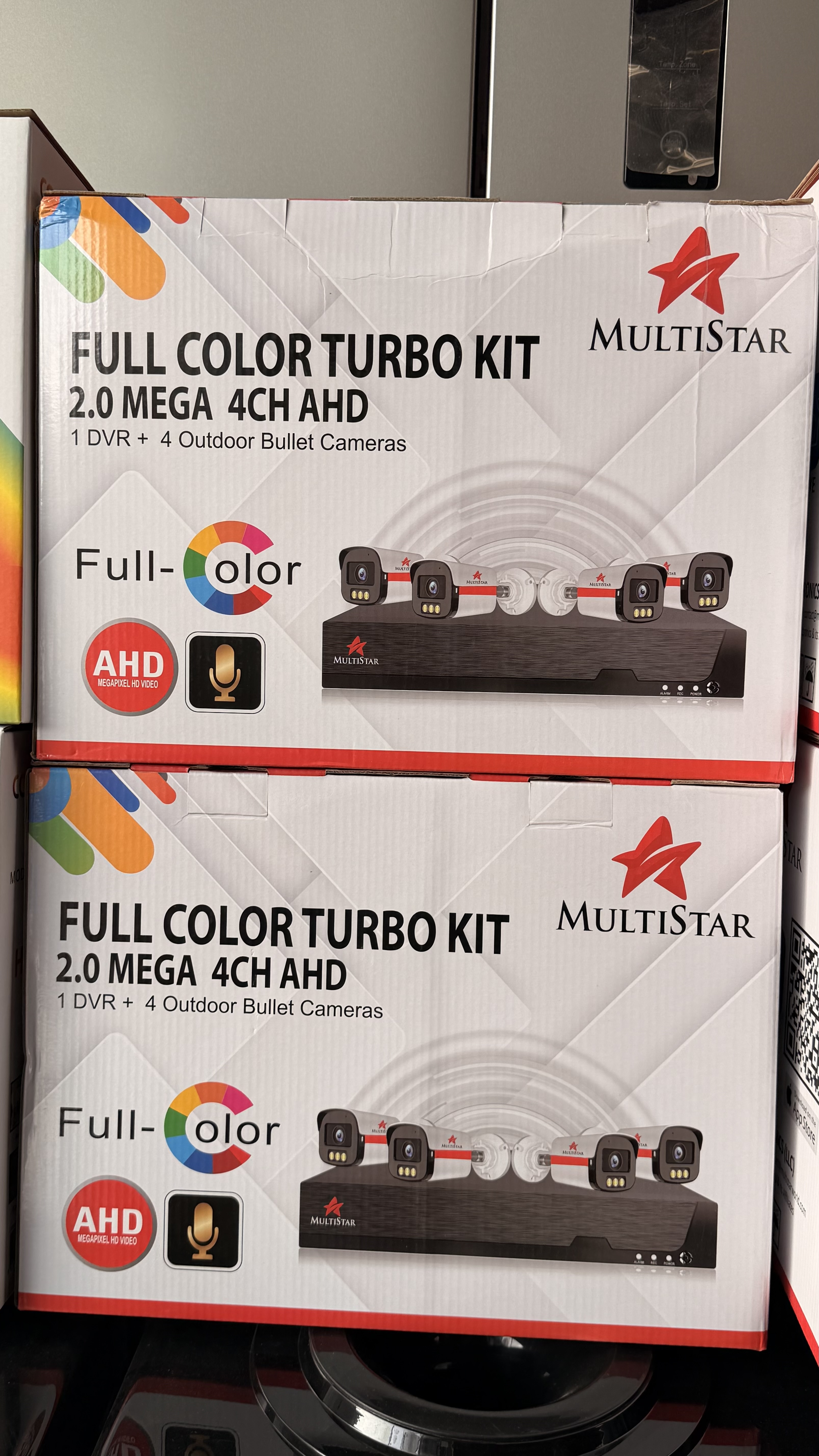 Kit de Surveillance MultiStar Full-Color Turbo 2.0MP 4CH AHD