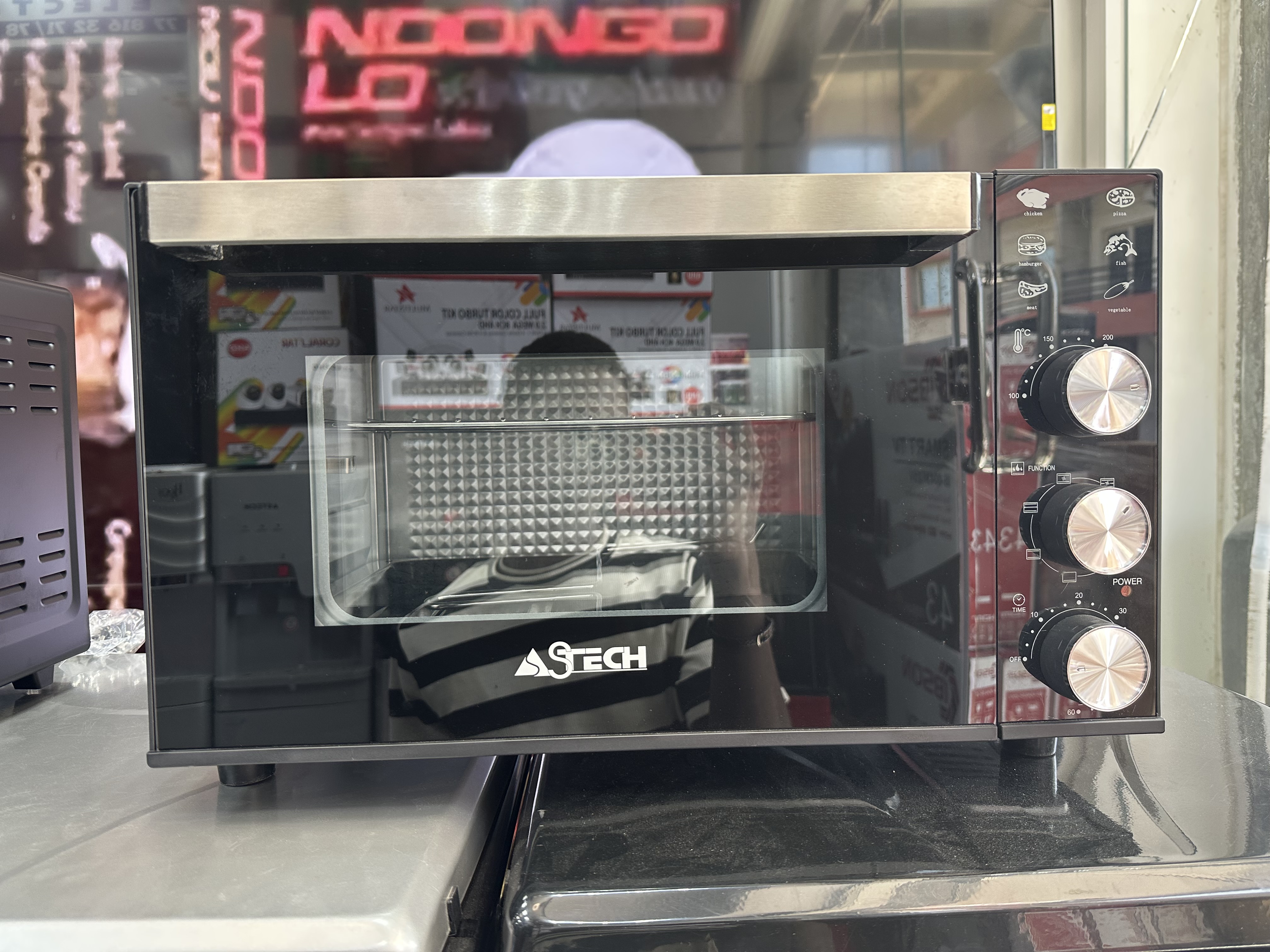 FOUR ASTECH ELECTRIQUE 32LITRES GRIS PL32IGDL