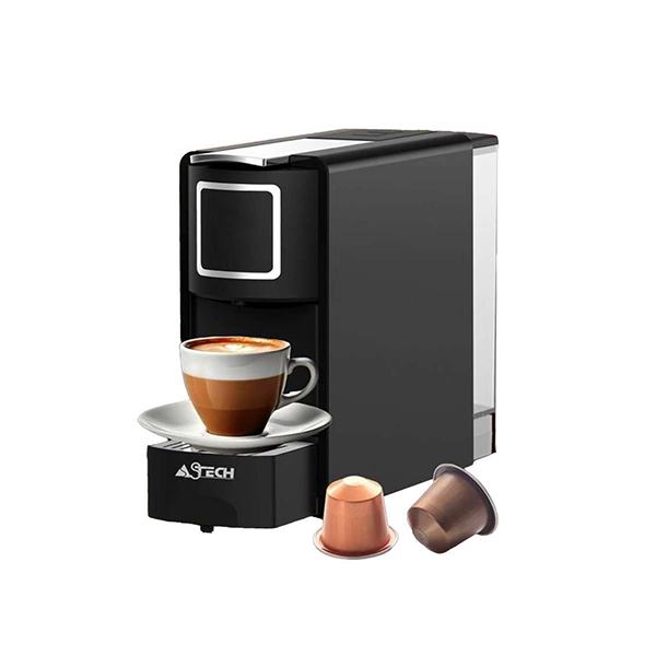 Astech Machine à café compatible capsule expresso - noir - CM052F-BO