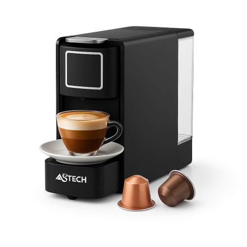 Astech Machine à café compatible capsule expresso - noir - CM052F-BO