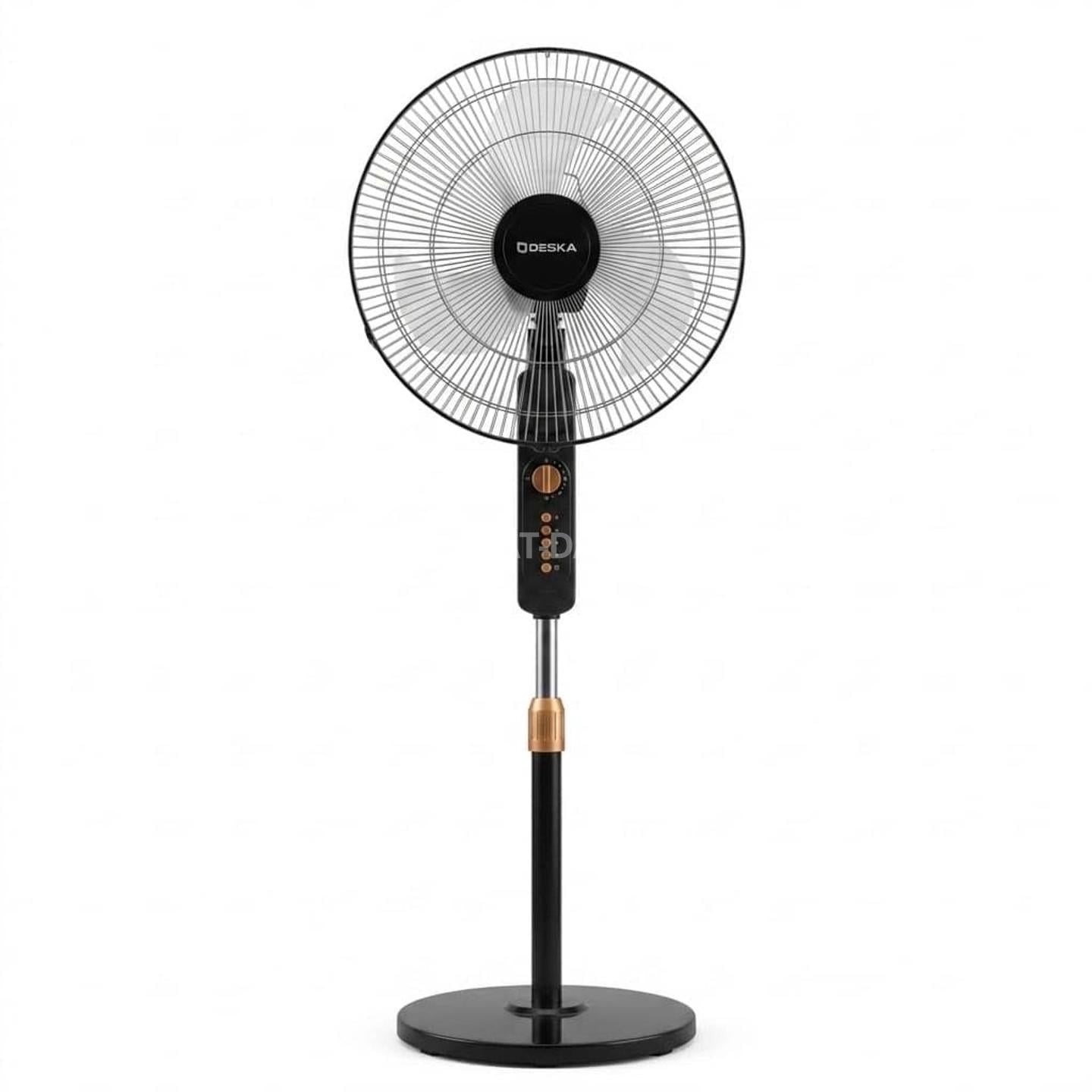 VENTILATEUR 18POUCES DESKA SUR PIED NOIR FS13NOSC